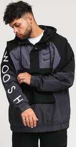 Nike M NSW Swoosh Jacket Woven černá / tmavě šedá