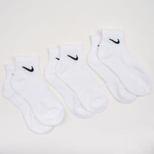 Nike U NK Everyday Cush Ankle 3Pack bílé