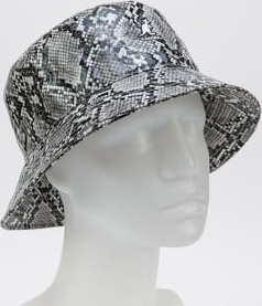 KANGOL Snakeskin Bucket šedý / černý / bílý