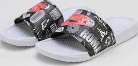 Nike Benassi JDI Print white / university red - black
