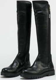 TOMMY JEANS Double Detail Long Boot black