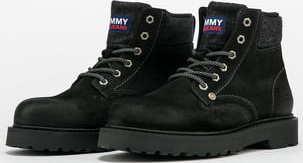 TOMMY JEANS Lace Up Mens Tommy Jeans Boot black