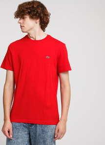 LACOSTE Men's Tee červené