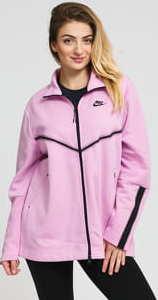 Nike W NSW Tech Fleece Long FZ světle fialová