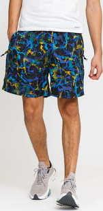 Nike M NRG ACG Shorts AOP černé / modré / tyrkysové / žluté