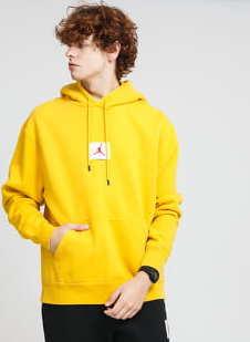 Jordan M J Flight Fleece PO Hoodie žlutá