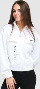Nike W NSW Swoosh Jacket PK bílá