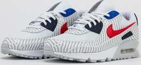 Nike Air Max 90 white / university red