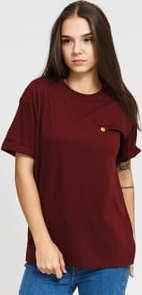 Carhartt WIP W' SS Chase Tee vínové