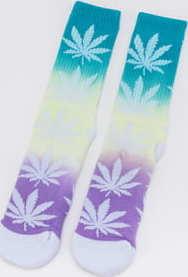 HUF Plantlife Gradient Dye Socken tyrkysové / žluté / fialové