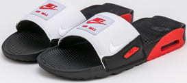Nike Air Max 90 Slide black / white - chile red