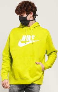 Nike M NSW Club Hoodie PO BB limetková