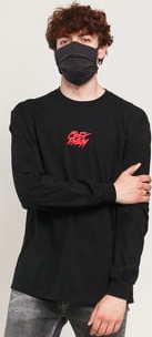 F*CK THEM Basic Long Sleeve Tee PT.2 černé / červené