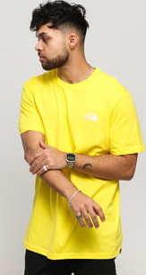 The North Face M SS Simple Dome Tee žluté