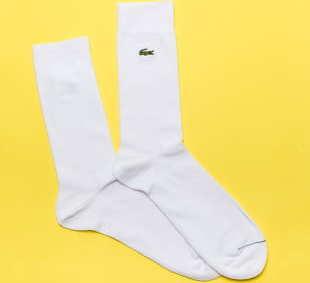 LACOSTE Socks bílé