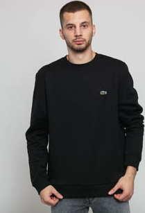 LACOSTE Men's Crewneck Sweatshirt černá