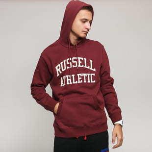 RUSSELL ATHLETIC Pull Over Hoody vínová