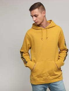 HUF Riot Hoodie tmavě žlutá