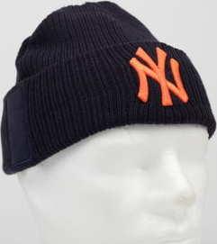 New Era MLB Utility Cuff Knit NY navy / oranžový