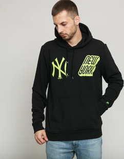New Era Graphic Lic Pack Hoody NY černá / neon zelená