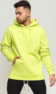 Queens Workwear Logo Hoodie žlutozelená