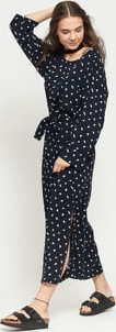 EDITED Aurelien Dress navy / bílé