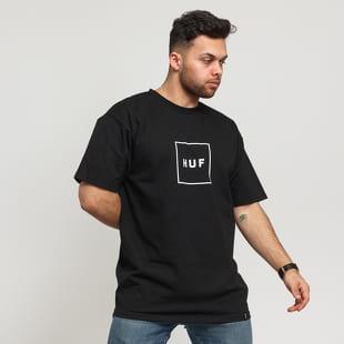 HUF Essentials Box Logo Tee černé