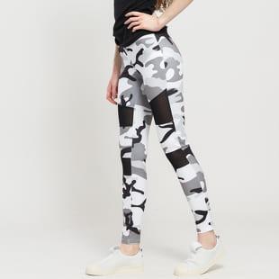 Urban Classics Ladies Camo Tech esh eggings camo šedé / bílé / černé