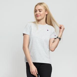 Champion Crewneck Tee melange šedé