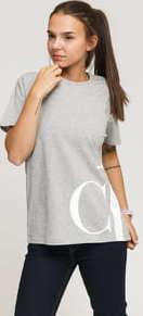 Calvin Klein SS Crew Neck melange šedé