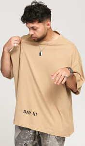 PREACH Day III Tee béžové