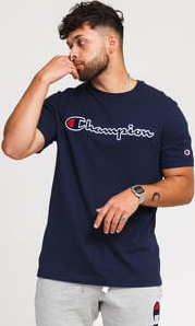 Champion Organic Cotton Crewneck Tee navy