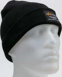 Alpha Industries Crew Beanie černý