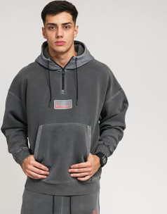 Jordan M J 23ENG Fleece PO Hoodie tmavě šedá