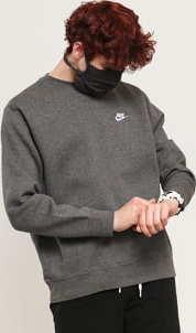 Nike M NSW Club Crew BB melange tmavě šedá