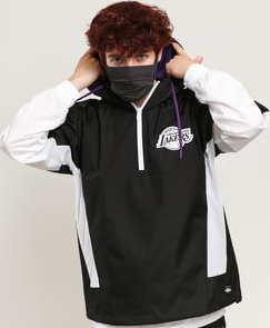 New Era NBA Print Infill Windbreaker LA Lakers černá