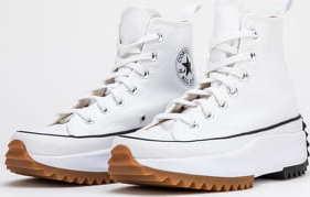 Converse Run Star Hike Hi white / black / gum