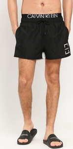Calvin Klein Short Double Waistband černé / bílé
