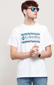 Columbia M Rapid Ridge Graphic Tee bílé