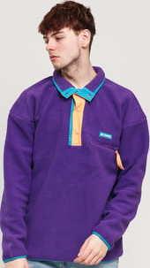 Columbia Helvetia Half Snap Fleece fialová