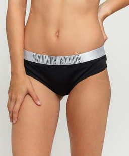 Calvin Klein Hipster High Rise černé / stříbrné