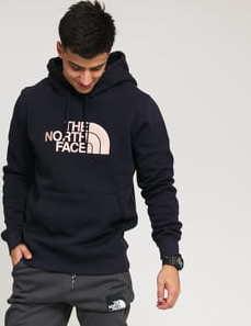 The North Face M Drew Peak Pullover Hoody navy / světle růžová