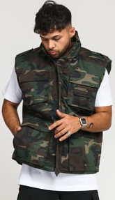 Urban Classics Ranger Vest camo zelená