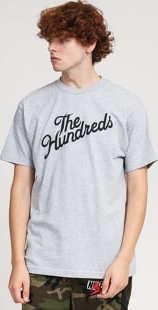 The Hundreds Forever Slant Logo T-Shirt melange šedé