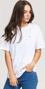 Carhartt WIP W SS Commission Logo Tee bílé
