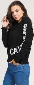 CALVIN KLEIN JEANS W Stretch Innovation Crew černá