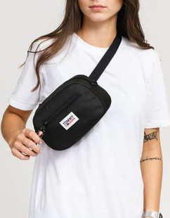 TOMMY JEANS Urban Tech 2 Way Bumbag černá