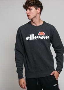 ellesse SL Succiso Sweatshirt melange tmavě šedá