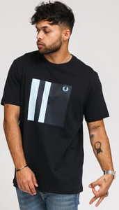 FRED PERRY Tipped Graphic Tee navy