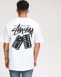 Stüssy Dominoes Tee bílé